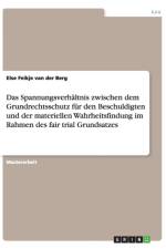 Das Spannungsverhaltnis zwischen dem Grundrechtsschutz fur den Beschuldigten und der materiellen Wahrheitsfindung im Rahmen des fair trial Grundsatzes af Else Feikje Van Der Berg