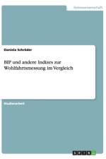 Bip Und Andere Indizes Zur Wohlfahrtsmessung Im Vergleich af Daniela Schroder