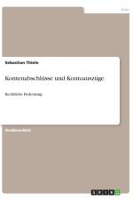 Kontenabschlusse und Kontoauszuge af Sebastian Thiele