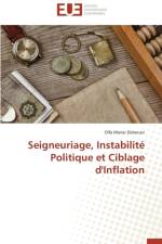 Seigneuriage, Instabilit Politique Et Ciblage d'Inflation af Daboussi-O