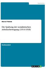 Die Spaltung der sozialistischen Arbeiterbewegung (1914-1918) af Marcel Fidelak