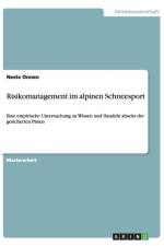 Risikomanagement im alpinen Schneesport af Neele Onnen