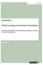 Mobile Learning an deutschen Universitaten af Julia Dietrichs
