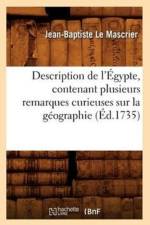 Description de l'Egypte, Contenant Plusieurs Remarques Curieuses Sur La Geographie (Ed.1735) af Jean-Baptiste Le Mascrier