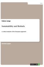 Sustainability and Biofuels af Fabian Junge
