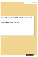 Role Motivation Theory af Patrizia Szmergal