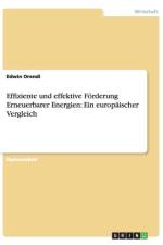 Effiziente und effektive Foerderung Erneuerbarer Energien af Edwin Orendi