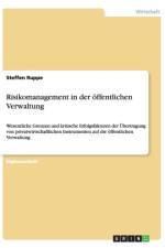 Risikomanagement in der oeffentlichen Verwaltung af Steffen Ruppe