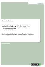 Individualisierte Forderung Der Lesekompetenz af Nicole Hofstetter