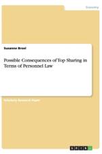 Possible Consequences of Top Sharing in Terms of Personnel Law af Susanne Broel