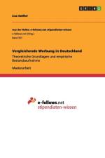 Vergleichende Werbung in Deutschland af Lisa Geissler