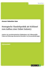 Strategische Handelspolitik ALS Schlussel Zum Aufbau Einer Infant Industry af Anouar Sebastian Azza