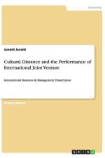 Cultural Distance and the Performance of International Joint Venture af Junaid Javaid