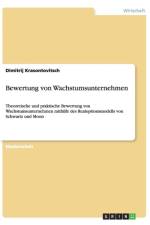 Bewertung von Wachstumsunternehmen af Dimitrij Krasontovitsch
