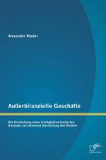 Ausserbilanzielle Geschafte af Alexander Rieder