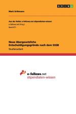 Neue ubergesetzliche Entschuldigungsgrunde nach dem StGB af Mark Orthmann