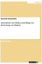 Instrumente Des Risikocontrollings Zur Bewertung Von Risiken af Dominik Damaschke