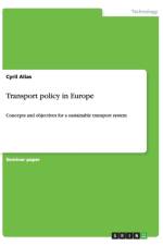 Transport policy in Europe af Cyril Alias