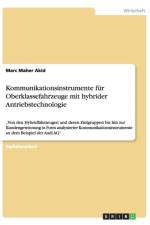 Kommunikationsinstrumente Fur Oberklassefahrzeuge Mit Hybrider Antriebstechnologie af Marc Maher Akid