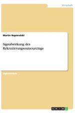 Signalwirkung Des Rekrutierungsoutsourcings af Martin Napieralski