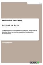 Solidaritat im Recht af Mauricio Ferrao Pereira Borges