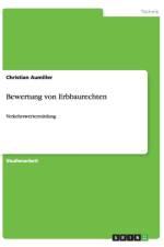 Bewertung von Erbbaurechten af Christian Aumiller