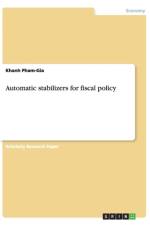 Automatic Stabilizers for Fiscal Policy af Khanh Pham-Gia