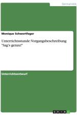 Unterrichtsstunde af Monique Schwertfeger