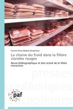 Chaine Du Froid Dans La Filiere Viandes Rouges af Benjelloun-F