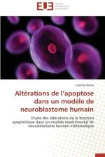 Alt rations de L Apoptose Dans Un Mod le de Neuroblastome Humain af Duros-C