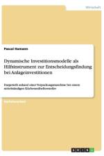 Dynamische Investitionsmodelle ALS Hilfsinstrument Zur Entscheidungsfindung Bei Anlageinvestitionen af Pascal Hamann