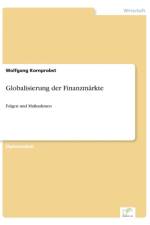 Globalisierung der Finanzmarkte af Wolfgang Kornprobst