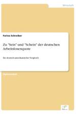Zu Sein und Schein der deutschen Arbeitslosenquote af Farina Schreiber