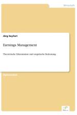 Earnings Management af Joerg Seyfart
