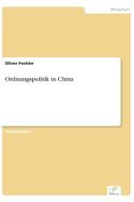 Ordnungspolitik in China af Oliver Fochler