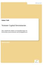 Venture Capital Investments af Gabor (University of Szeged) Toth