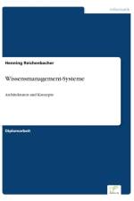 Wissensmanagement-Systeme af Henning Reichenbacher