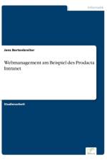 Webmanagement am Beispiel des Prodacta Intranet af Jens Bertenbreiter