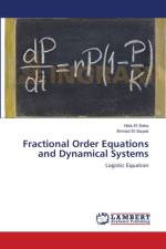 Fractional Order Equations and Dynamical Systems af Hala El-Saka
