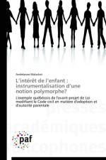L Interet de L Enfant af Malacket-A