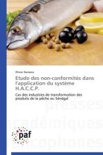 Etude Des Non-Conformites Dans l'Application Du Systeme H.A.C.C.P. af Kamana-O