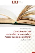 Contribution Des Mutuelles de Sant Dans l'Acc s Aux Soins Au B nin af Gankpe-F