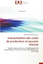Interpr tation Des Co ts de Production Et Pouvoir d'Achat af Ganza-W