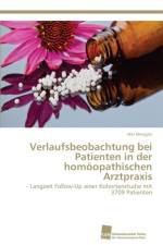 Verlaufsbeobachtung bei Patienten in der homoeopathischen Arztpraxis af Nils Mengler