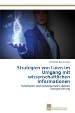 Strategien von Laien im Umgang mit wissenschaftlichen Informationen af Christoph Borzikowsky