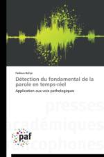 Detection Du Fondamental de la Parole En Temps-Reel af Bahja-F