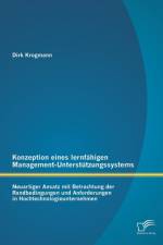 Konzeption eines lernfahigen Management-Unterstutzungssystems af Dirk Krogmann