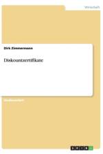 Diskountzertifikate af Dirk Zimmermann