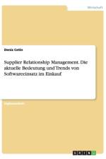 Supplier Relationship Management. Die aktuelle Bedeutung und Trends von Softwareeinsatz im Einkauf af Deniz Cetin