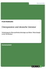 Ostexpansion und deutsche Literatur af Frank Bodesohn